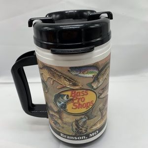 Whirley Bass ProShops Charlotte Large 32 oz Hot or Cold Travel Mug Fish USA Made
